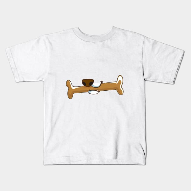 My dogs bone Kids T-Shirt by BouchFashion